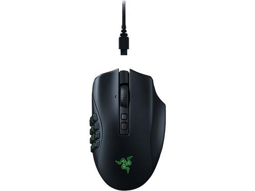 Razer -  Naga V2 Pro Wireless Mmo Gaming Mouse, Computers en Software, Muizen, Rechtshandig, Gaming muis, Draadloos, Nieuw, Muis