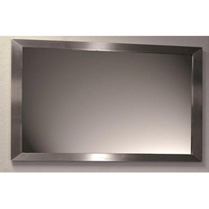 Badkamerspiegel Casajoy 60x100cm RVS Frame, Huis en Inrichting, Badkamer | Badkamermeubels, Ophalen of Verzenden