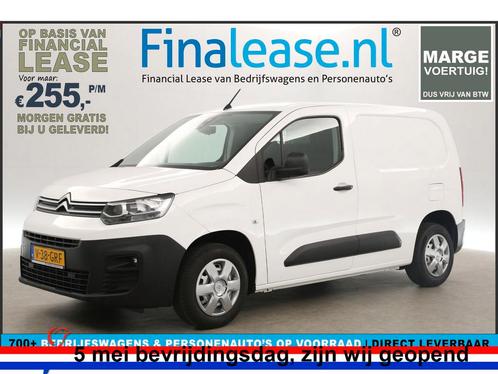Citroën Berlingo 1.2 PureTech 111PK Benzine Airco PDC €255pm, Auto's, Bestelauto's, Lease, Handgeschakeld, Benzine, Citroën, Wit