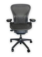 Herman Miller Aeron Graphite Posture Fit Full Option, Huis en Inrichting, Overige kleuren, Verzenden, Zo goed als nieuw, Bureaustoel