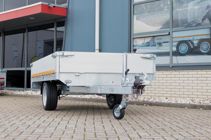 Geremde Eduard plateauwagen - 256x150 cm - 1350 kg bruto, Auto diversen, Aanhangers en Bagagewagens, Ophalen of Verzenden