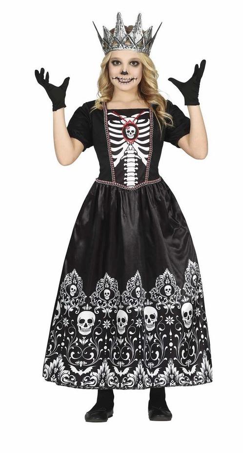 Gothic Halloween Kostuum Meisje Koningin, Hobby en Vrije tijd, Feestartikelen, Nieuw, Verzenden
