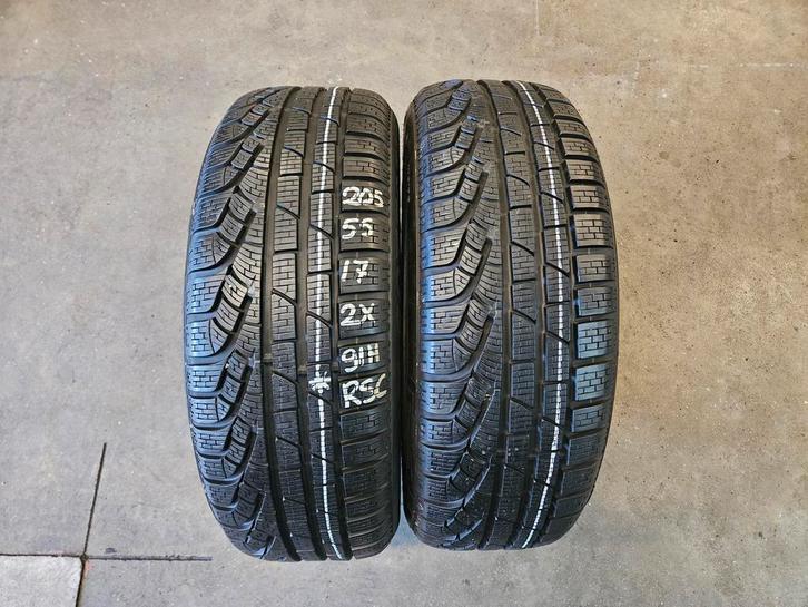 205/55/17 91H PIRELLI SOTTOZERO WINTER *RSC 7,3MM PROFIEL, Auto-onderdelen, Banden en Velgen, 17 inch, Erkend duurzaam, Winterbanden