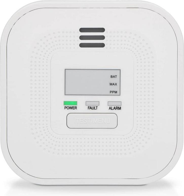 Alecto COA4010 Koolmonoxidemelder met 10 jaar Sensor en, Doe-het-zelf en Verbouw, Alarmsystemen, Zo goed als nieuw, Ophalen of Verzenden