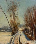 Mario Ornati (1887-1955) - Paesaggio innevato, Antiek en Kunst