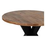 Ronde Mango Eettafel 110,120,130,140,150,160 OP VOORRAAD