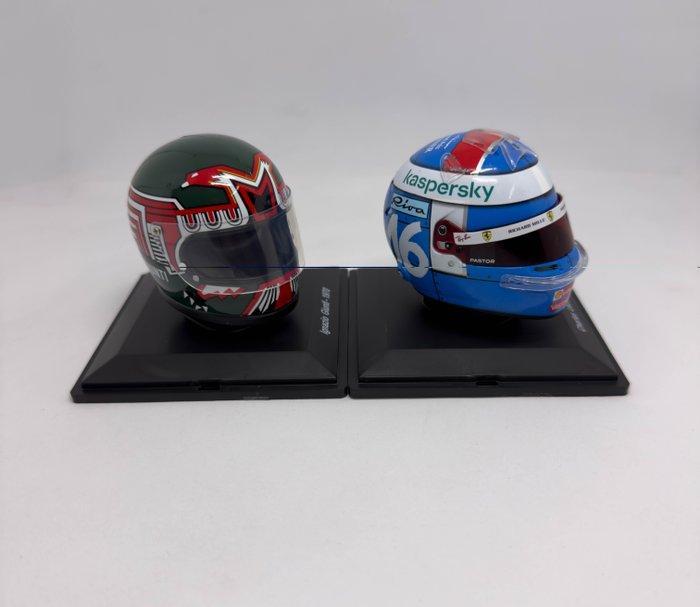 Casco - Spark - Ferrari – Coppia caschi scala 1:5 – Charles, Hobby en Vrije tijd, Modelauto's | 1:5 tot 1:12