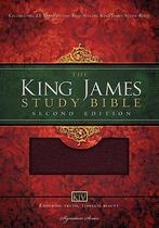 KJV Study Bible  Large Print  Bonded Leather  Burgundy  Red, Boeken, Verzenden, Nieuw