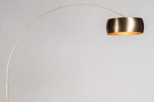 Rietveld Vloerlampen - Goud, Beige, Zand - Metaal, Marmer, Huis en Inrichting, Lampen | Vloerlampen, Verzenden