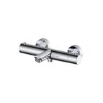 Thermostatische Badmengkraan Sanilux Peralta Opbouw Rond, Doe-het-zelf en Verbouw, Sanitair, Ophalen of Verzenden, Nieuw, Chroom