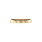 Gouden vintage rij ring met diamant 14 kt, Ophalen of Verzenden, Nieuw