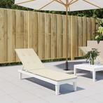 vidaXL Terrasstoelkussen (75+105)x50x4 cm crèmekleurig, Huis en Inrichting, Woonaccessoires | Kussens, Verzenden, Nieuw