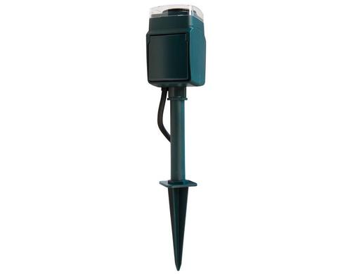 Tuincontactdoos - 2-voudig + timer, Doe-het-zelf en Verbouw, Overige Doe-het-zelf en Verbouw, Nieuw, Ophalen of Verzenden