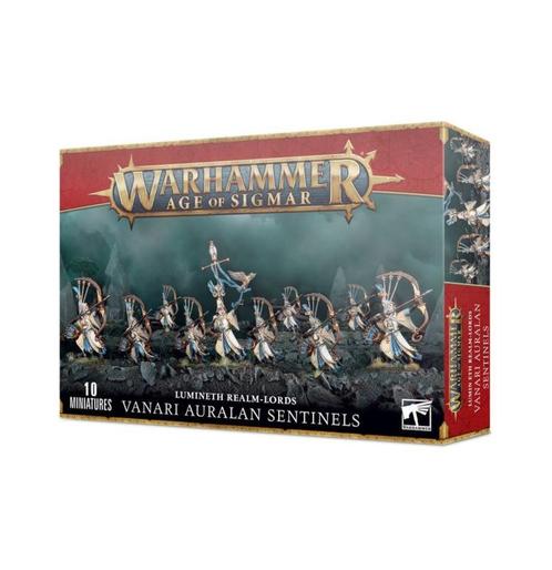 Lumineth Realm-Lords Vanari Auralan Sentinels new box art, Hobby en Vrije tijd, Wargaming, Nieuw, Ophalen of Verzenden