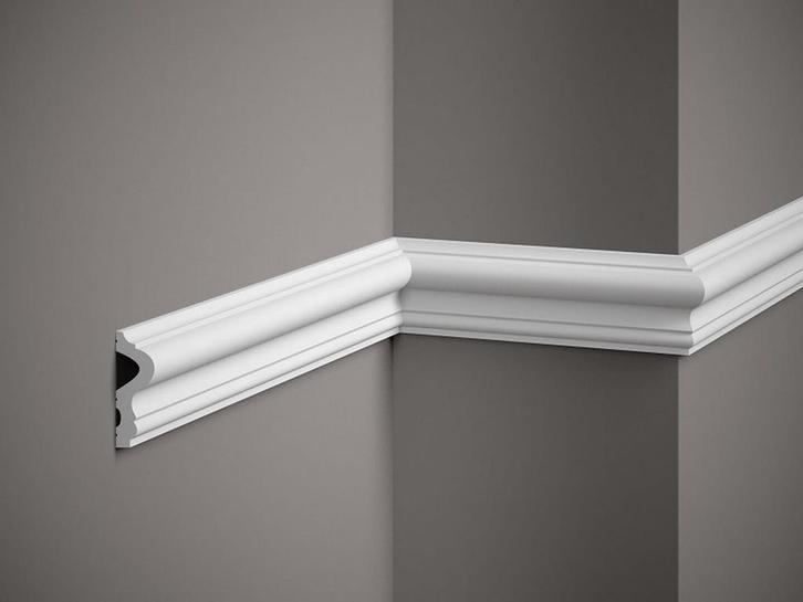 Plint MD346 (61 x 23 mm), lengte 2 m, Doe-het-zelf en Verbouw, Plinten en Afwerking, Nieuw, Ophalen of Verzenden