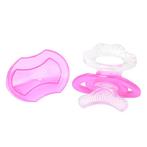 Baby Ono First Teeth Roze 3m+ Verkoelend Silicone, Verzenden, Nieuw