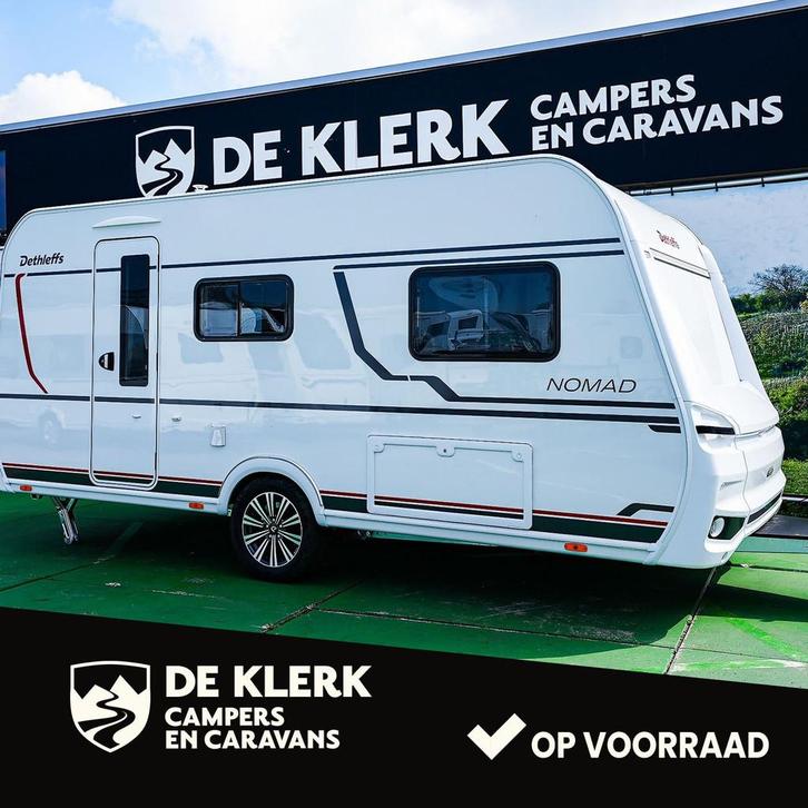 Dethleffs Nomad 460 EL, Caravans en Kamperen, Caravans, tot en met 4, 1250 - 1500 kg, Dethleffs, 6 tot 7 meter, Ophalen