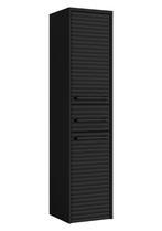 Badkamerkast Etna 30 x 35 x 130 cm - Mat Zwart, Huis en Inrichting, Badkamer | Badkamermeubels, Verzenden, Nieuw, (Half)hoge kast