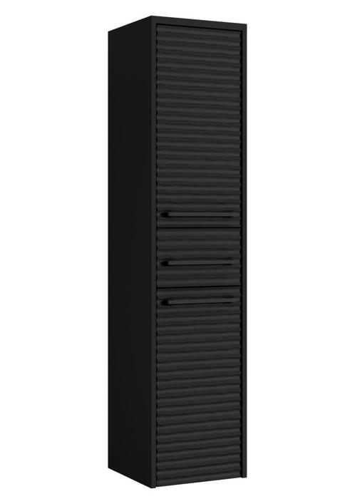 Badkamerkast Etna 30 x 35 x 130 cm - Mat Zwart, Huis en Inrichting, Badkamer | Badkamermeubels, Nieuw, (Half)hoge kast, Verzenden