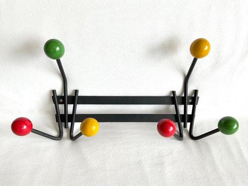 Hippe vintage ballen kapstok , design jaren 60-70 Frankrijk, Antiek en Kunst, Curiosa en Brocante