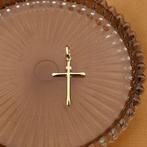 Gouden hanger van een kruis; INRI (Hanger of bedel), Sieraden, Tassen en Uiterlijk, Ophalen of Verzenden, Gebruikt, Goud, Overige merken