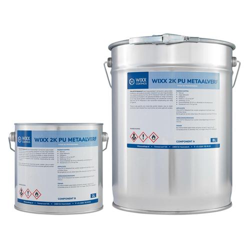 Wixx 2K PU Metaalverf RAL 8012 | Roodbruin 10L, Doe-het-zelf en Verbouw, Verf, Beits en Lak, Verf, Rood, Nieuw, 5 tot 10 liter