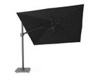 platinum zweefparasol challenger T² 3x3 black, Nieuw, Zweefparasol, Kantelbaar, 3 tot 4 meter