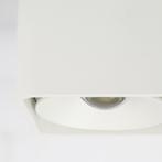 Lars Opbouwspot Wit Binnenverlichting Spots opbouw, Huis en Inrichting, Verzenden, Nieuw, Metaal of Aluminium, Plafondspot of Wandspot