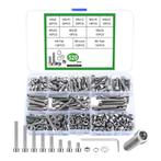 Assortiment M5 roestvrijstalen inbusbouten, 520 stuks, Ophalen of Verzenden, Nieuw