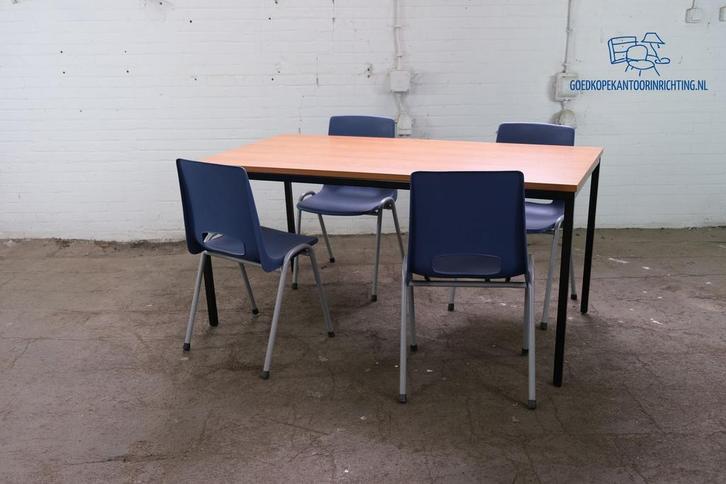 Lande | Kantinetafel | Tweedehands | Kersen blad | Zwart fra, Zakelijke goederen, Kantoor en Winkelinrichting | Kantoormeubilair en Inrichting