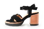 Shabbies Sandalen in maat 36 Zwart | 10% extra korting, Shabbies, Verzenden, Zwart, Sandalen of Muiltjes