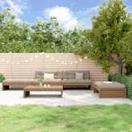vidaXL 5-delige Loungeset met kussens massief hout, 5 zitplaatsen, Verzenden, Nieuw, Loungeset