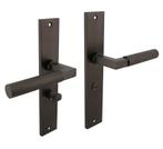 Intersteel deurklink Bau-Stil op langschild WC63/8 antraciet, Verzenden, Nieuw