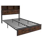 2dekans | coast Tweepersoonsbedframe 200 x 140 cm – Metalen, Huis en Inrichting, Slaapkamer | Bedden, Ophalen of Verzenden, Zo goed als nieuw