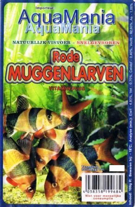 Rode Mug Diepvries Visvoer, Dieren en Toebehoren, Vissen | Aquaria en Toebehoren, Nieuw, Ophalen of Verzenden