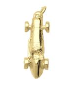 Gouden Italiaanse racewagen oldtimer ketting hanger, Verzenden, Nieuw