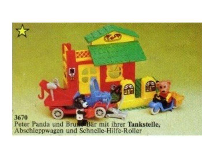 Lego Set - 3670 - Fabuland - Service Station, Kinderen en Baby's, Speelgoed | Duplo en Lego