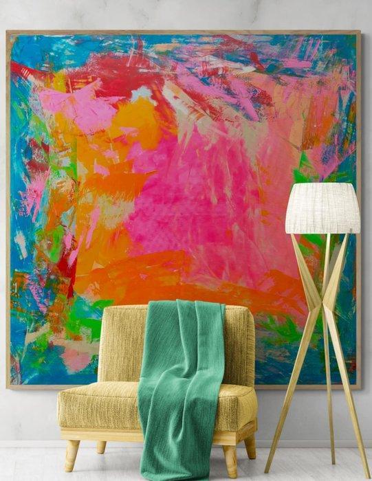 Giogia fl - My Beautiful Flower -XXL -, Antiek en Kunst, Kunst | Schilderijen | Modern