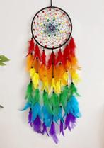 Mooie kleurrijke Dromenvanger - Regenboog kleuren, Huis en Inrichting, Verzenden, Nieuw