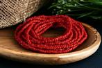 Waist Beads / Afrikaanse Heupketting - EKI- Rood (elastisch), Ophalen of Verzenden, Nieuw