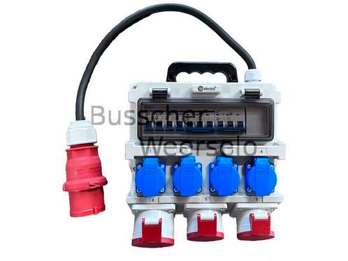 Stroomverdeler (bouw) + Different Verdeeldoos 380V naar 220V, Doe-het-zelf en Verbouw, Elektra en Kabels, Overige typen, Nieuw