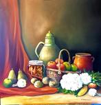 Rinus Manschot (XXI) - Stilleven met vaas en bloemkolen