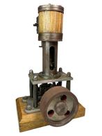Stoommachine - Hout, Messing, Staal, Cast iron - 1950-1960, Antiek en Kunst