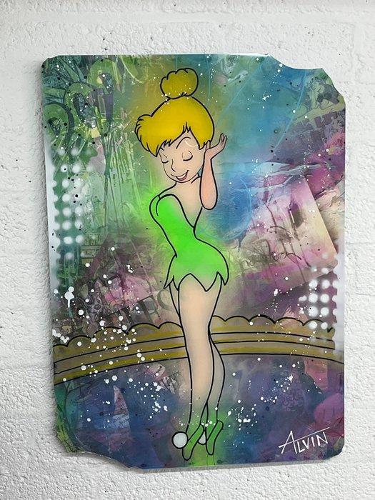 Alvin Silvrants - Cute Tinkerbell on a mirror - High Gloss, Antiek en Kunst, Kunst | Designobjecten