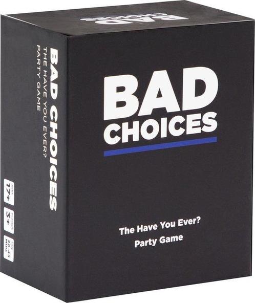 Bad Choices - Kaartspel - Partyspel - Vanaf 17 jaar - Voor 3, Kinderen en Baby's, Speelgoed | Overig, Zo goed als nieuw, Ophalen of Verzenden