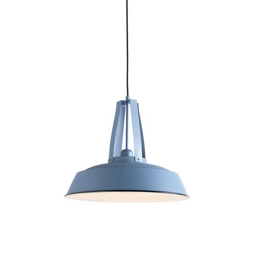 Vintage hanglamp blauw rond 43cm - Living, Huis en Inrichting, Lampen | Hanglampen, Nieuw, Overige materialen, 75 cm of meer