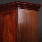 Victoriaanse Vierdeurs-kast met schijn-ladenfronten in de on, Ophalen of Verzenden