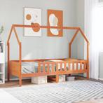 vidaXL Bedhuis wasbruin massief grenenhout 80x200 cm, Huis en Inrichting, Slaapkamer | Bedden, Eenpersoons, Bruin, Verzenden, Nieuw