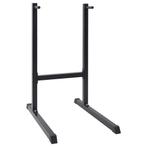 vidaXL Dip station Zwart 104 x 66.5 x 122 cm Poedergecoat, Sport en Fitness, Verzenden, Nieuw