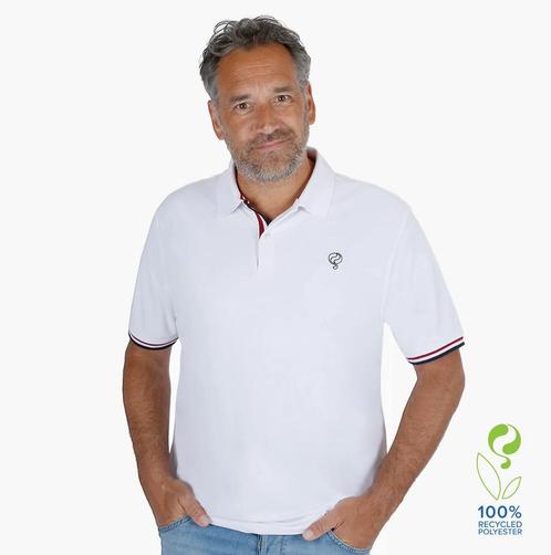 -22% Q1905  Q1905 Polo shirt matchplay -  maat 4XL, Kleding | Heren, Sportkleding, Wit, Nieuw, Verzenden